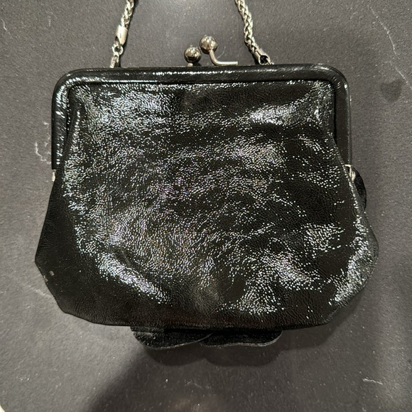 Brighton Rosalie Black small clutch coin purse with long chain. - Picture 5 of 6